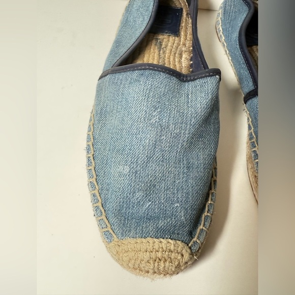 Tory Burch Denim Blue Loafers - Picture 7 of 10